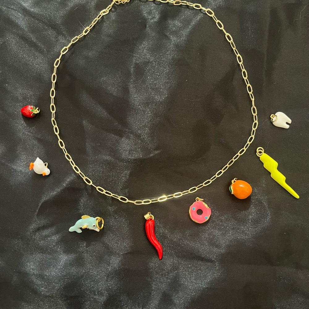 Necklace and charm set. I did this as a Susan Alexandra diy.
